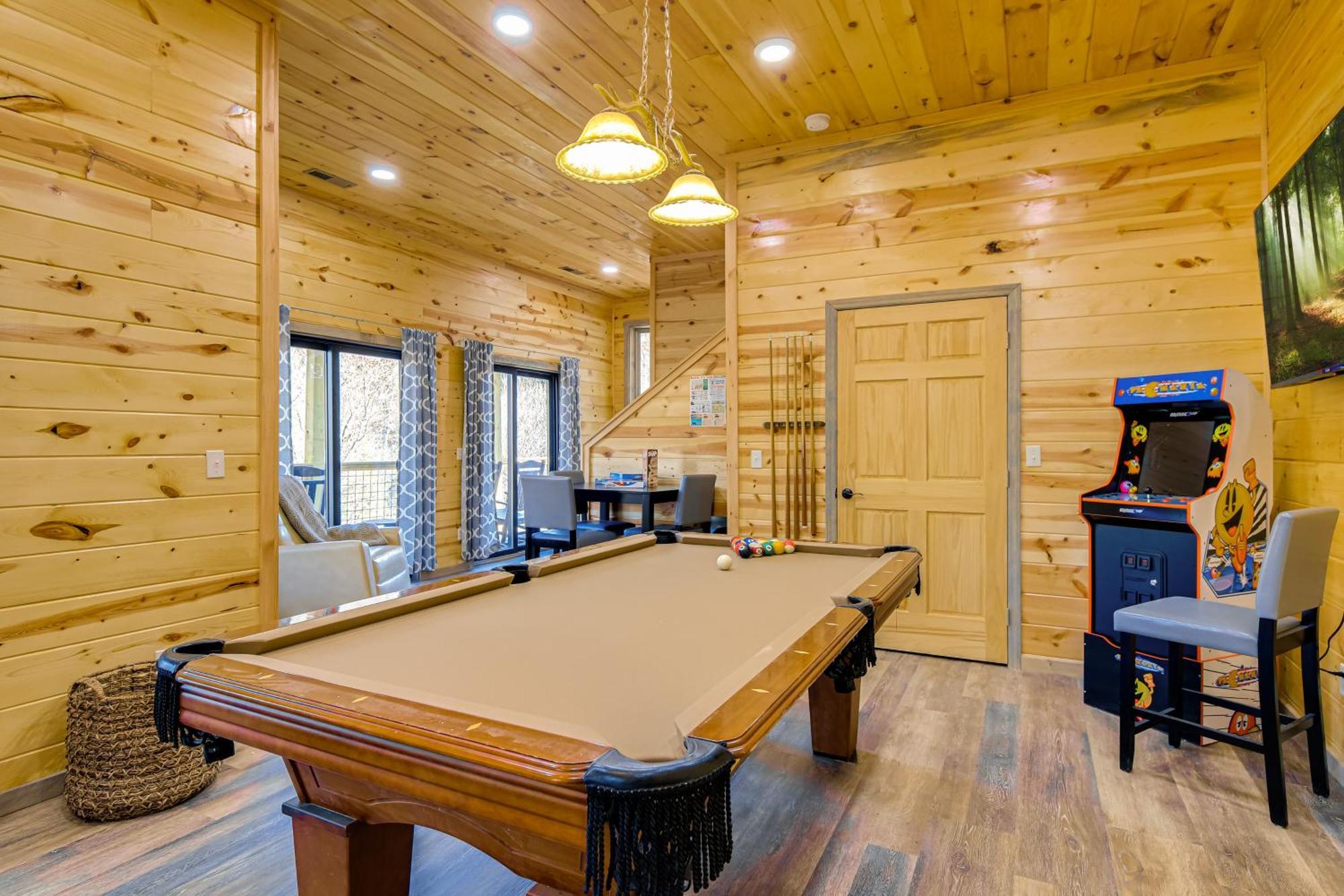Gatlinburg Cabin With Game Room, Hot Tub And Mtn Views מראה חיצוני תמונה