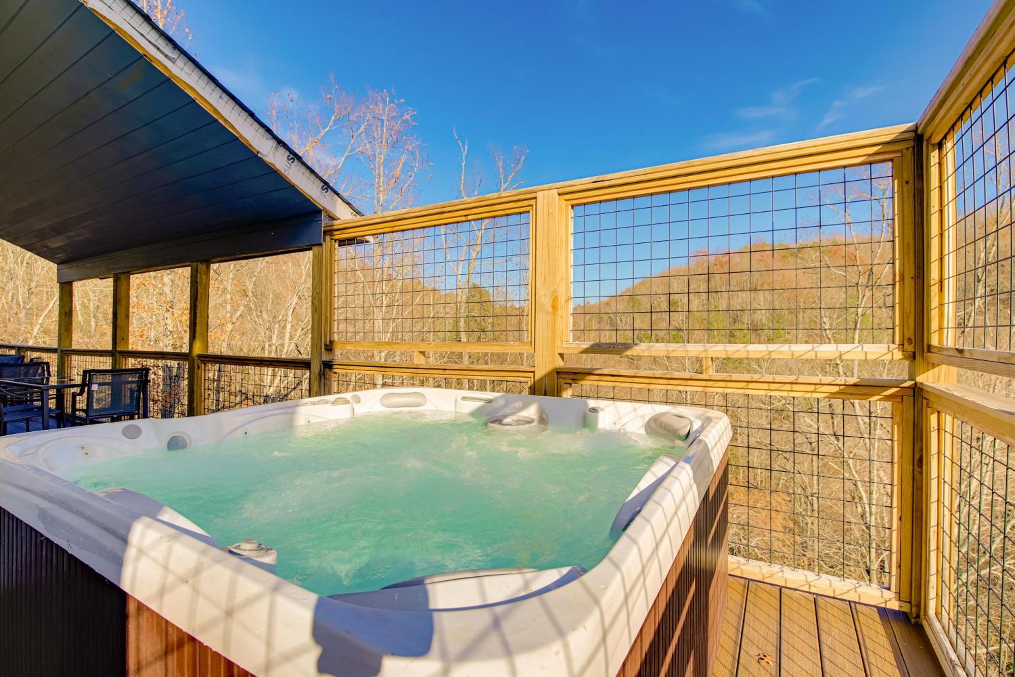 Gatlinburg Cabin With Game Room, Hot Tub And Mtn Views מראה חיצוני תמונה