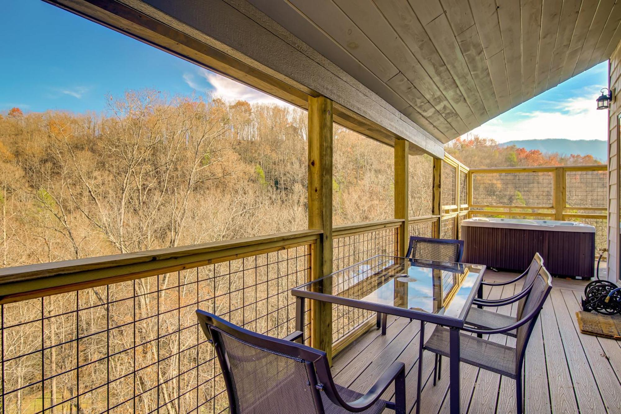 Gatlinburg Cabin With Game Room, Hot Tub And Mtn Views מראה חיצוני תמונה