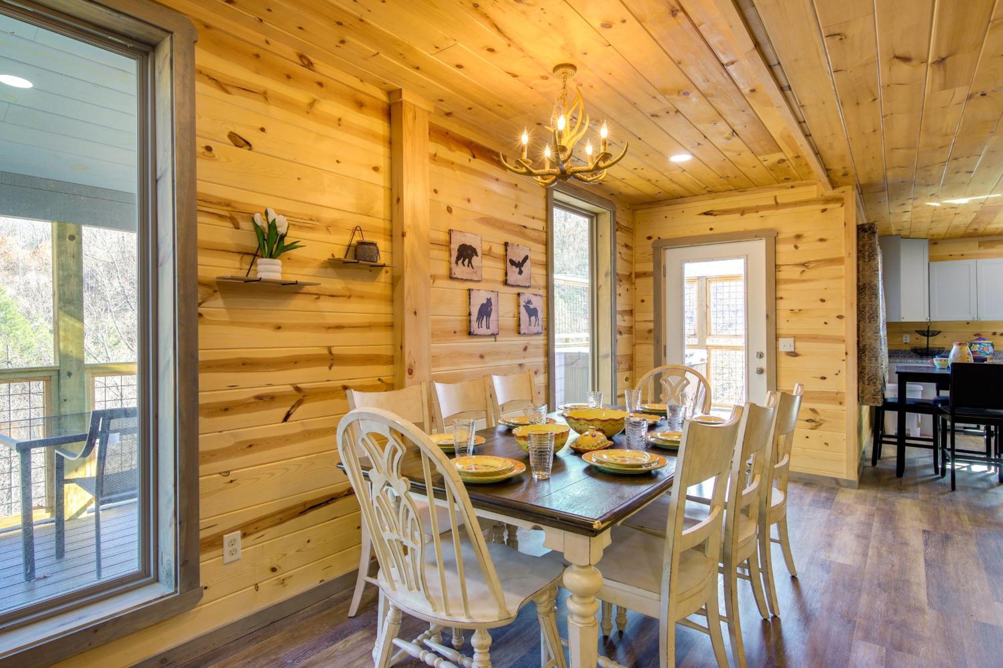 Gatlinburg Cabin With Game Room, Hot Tub And Mtn Views מראה חיצוני תמונה